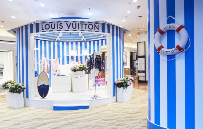 Last project pop-up summer LOUIS VUITTON for the reopening of Galeries Lafayette [in pictures]