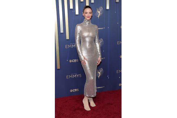 Charlotte Le Bon Stuns In Courrèges At The 77th Primetime Emmy Awards