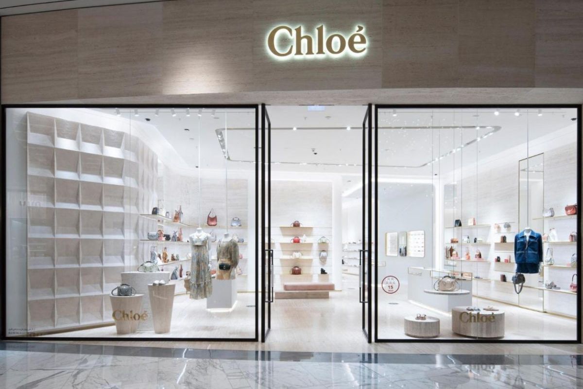 Chloé's latest boutique in the Dubai Mall in Dubai, United Arab Emirates