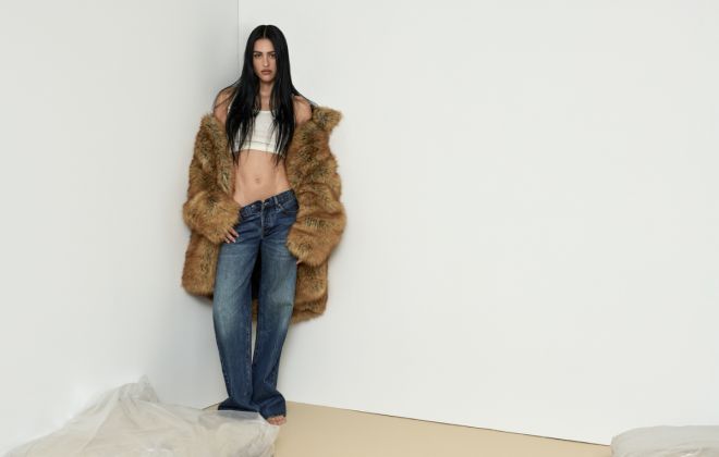 FRAME & Amelia Gray Launch Debut Capsule Collection: Luxe Denim Meets Supermodel Cool