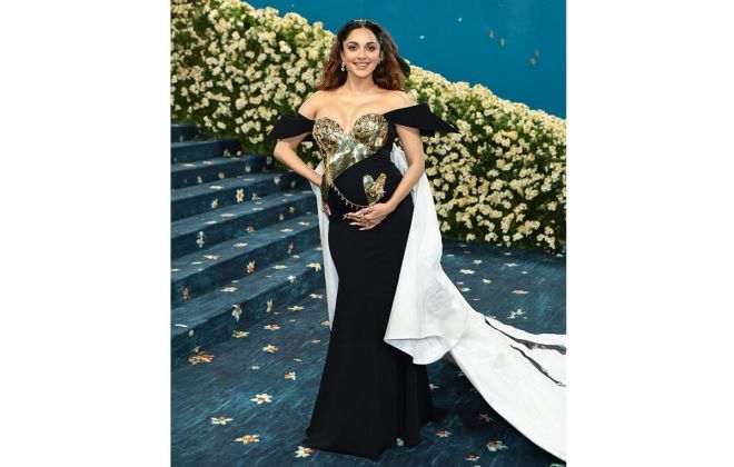 Kiara Advani Makes Her Met Gala Debut In “Bravehearts” By Gaurav Gupta