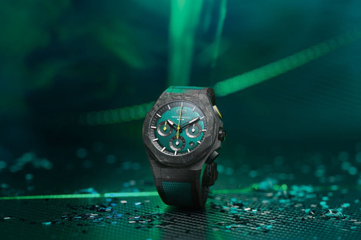 Girard-Perregaux Presents Its New Watch: Laureato Absolute Chronograph Aston Martin F1 Edition