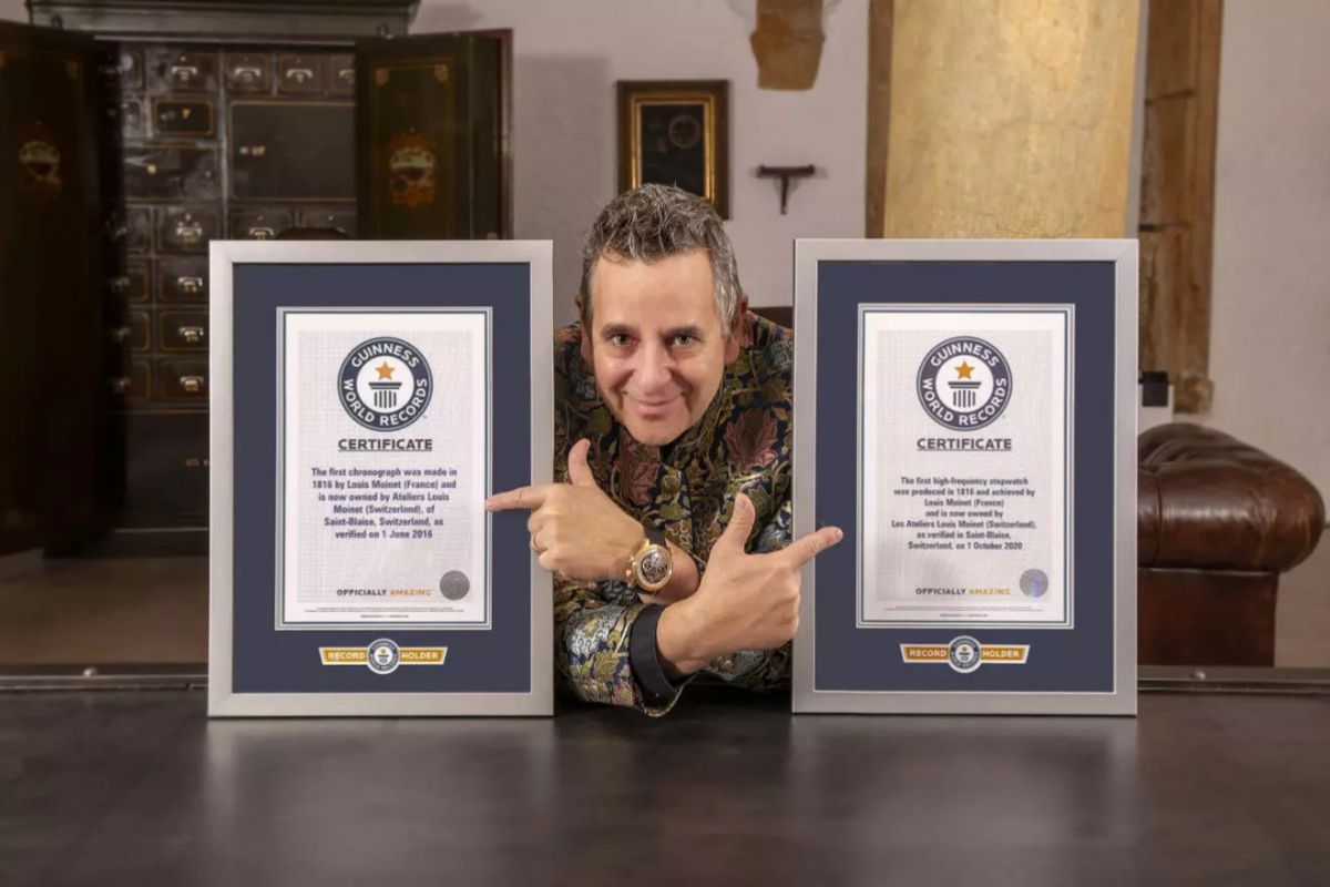 Louis Moinet Wins A New Guinness World Records™ Title For The First High-frequency Stopwatch