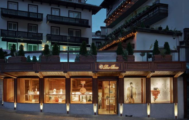 Loro Piana Unveils Alpine Chalet Boutique In Cortina D’Ampezzo