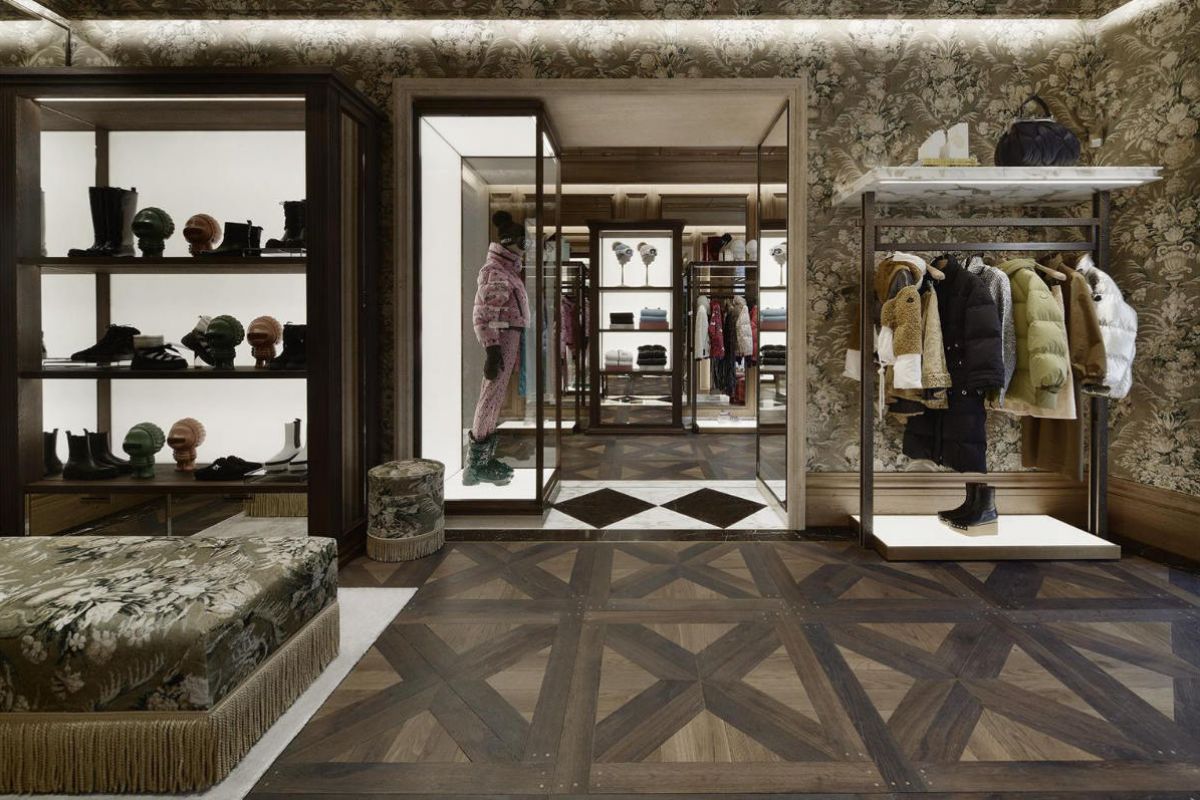 Moncler Expanded Its Iconic Boutique In Piazza Di Spagna, Rome
