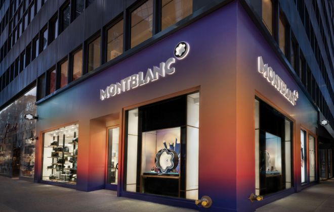New Flagship Store Of Montblanc In New York, USA