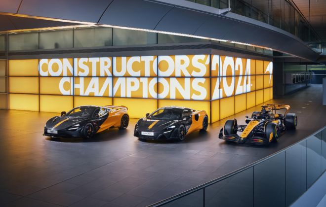 Two Supercars Honour McLaren’s Ninth Formula 1 Constructors’ Championship Win