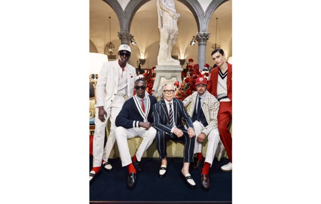 Tommy Hilfiger Presents New Sartorial Menswear Collection At Pitti Uomo