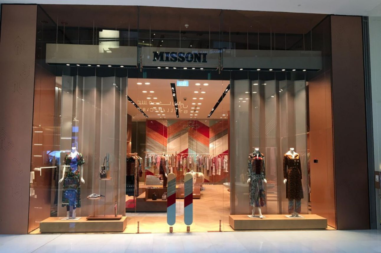 Missoni officially opened its second UAE boutique in the Fashion Avenue extension of the Dubai Mall