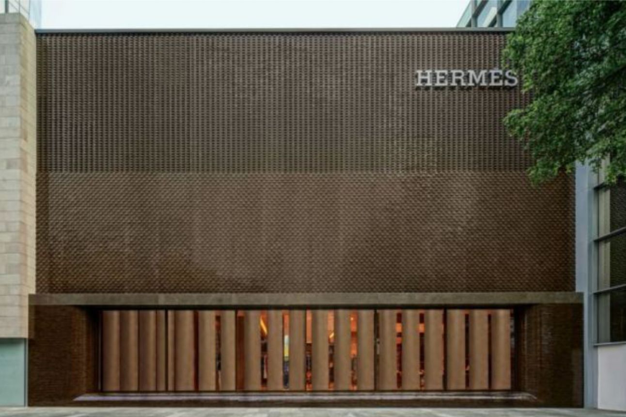 Hermès Unveiled A New Extended Store At Taikoo Hui Mall In Guangzhou, China