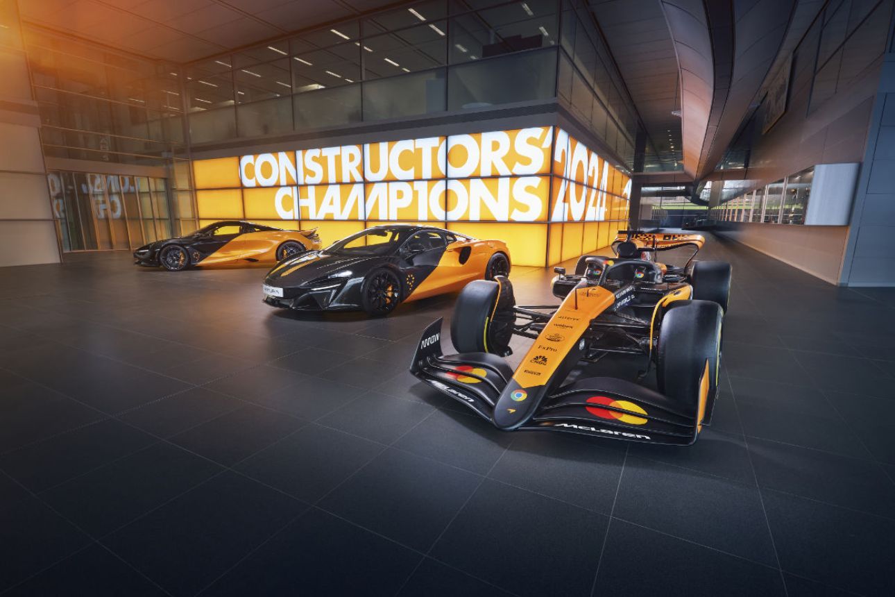 Two Supercars Honour McLaren’s Ninth Formula 1 Constructors’ Championship Win