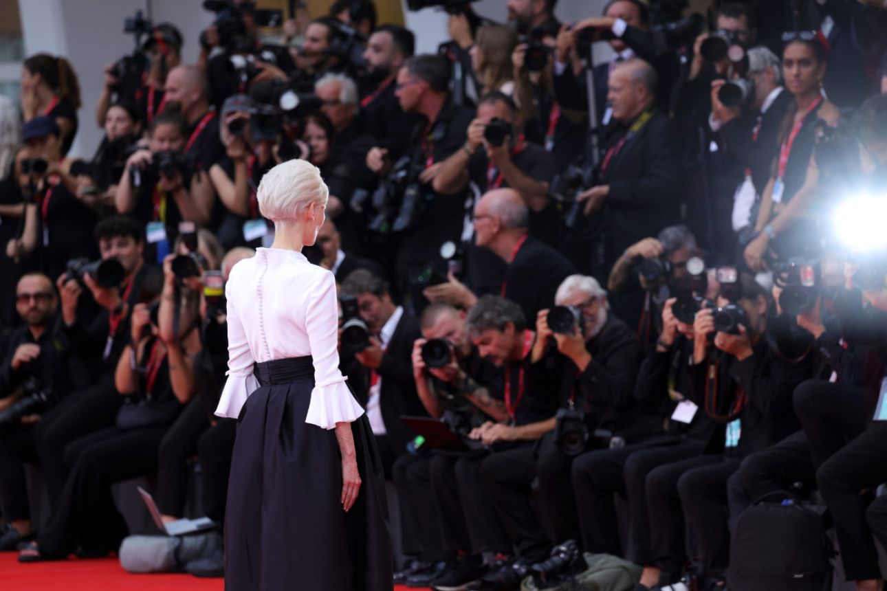 Tilda Swinton Shines In CHANEL At The 82nd Venice Film Festival Opening Ceremony