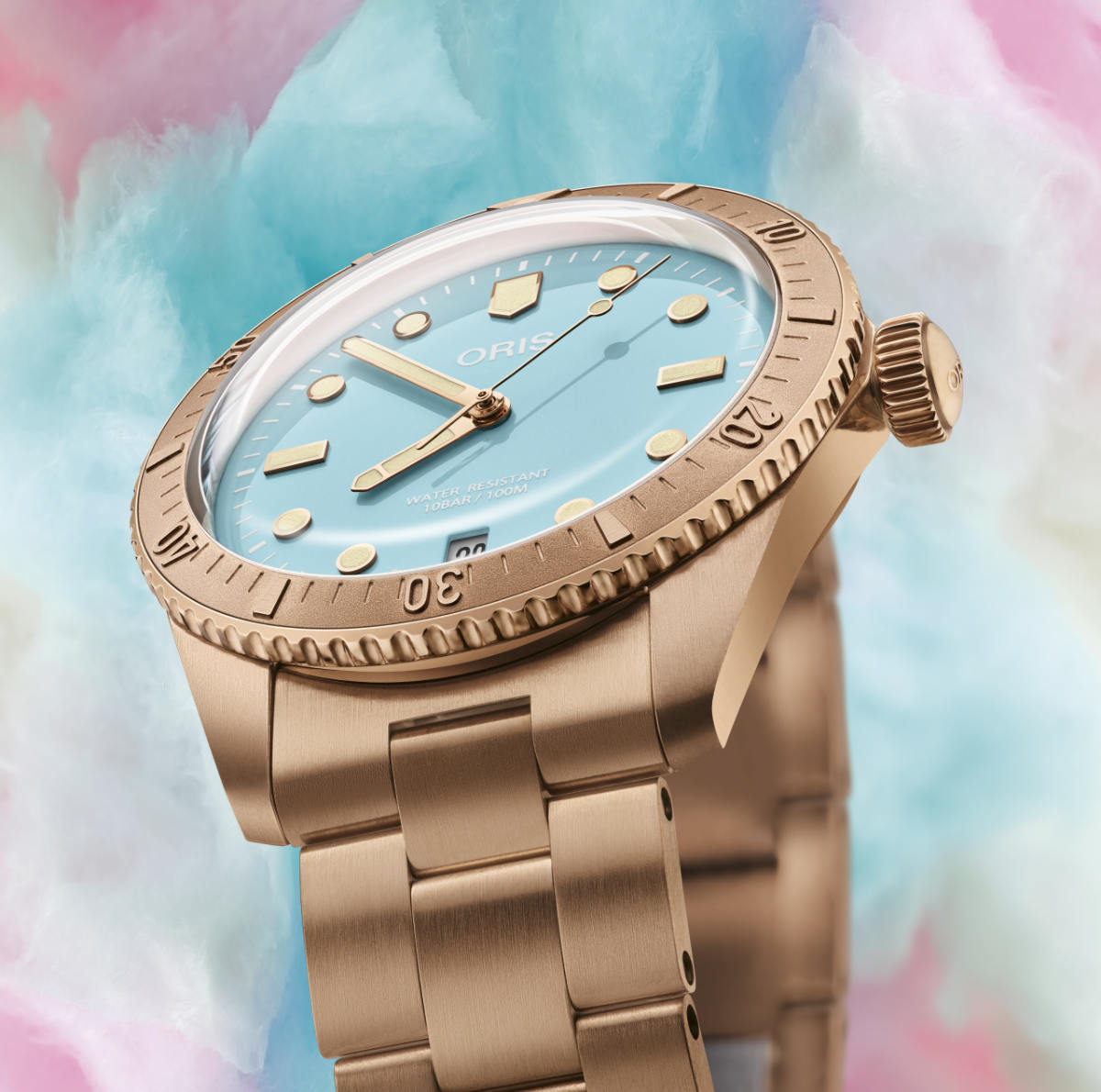 Oris Presents Its New Divers Sixty-Five Cotton Candy Watch
