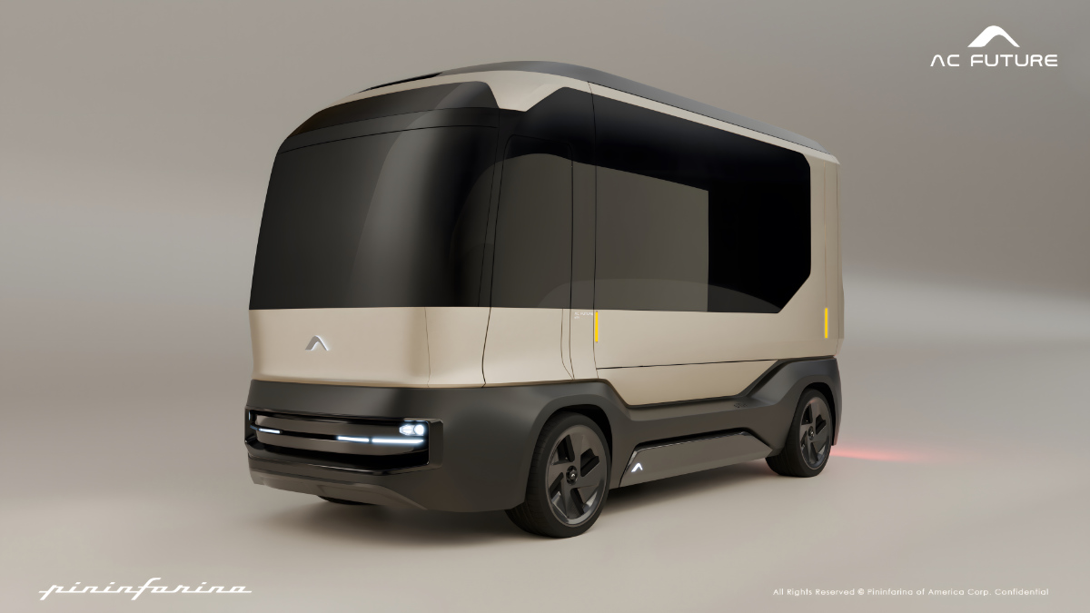 Pininfarina And AC Future Present The AI Transformer Home, Trailer, And Drivable