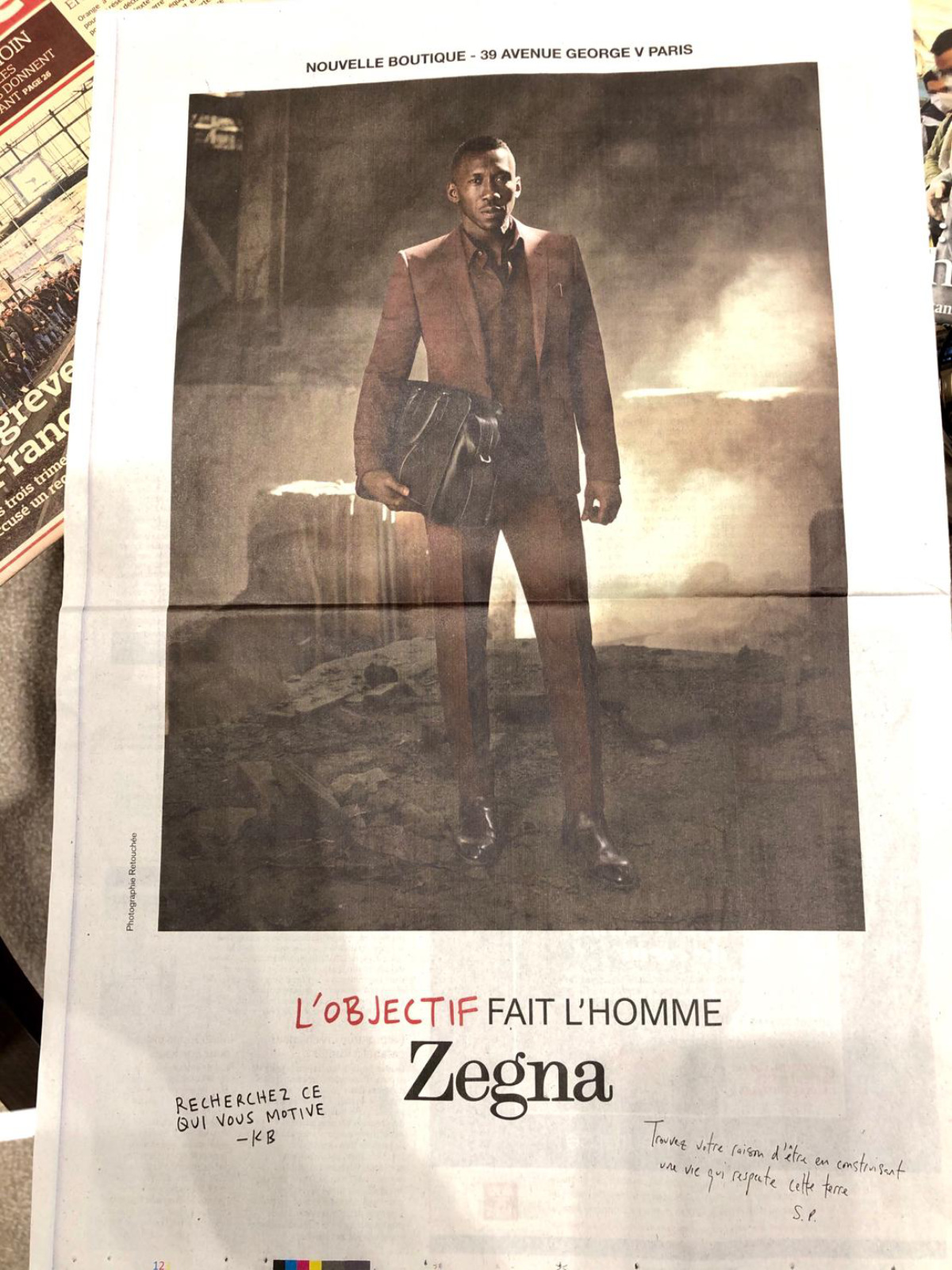 New Ermenegildo Zegna boutique in Paris