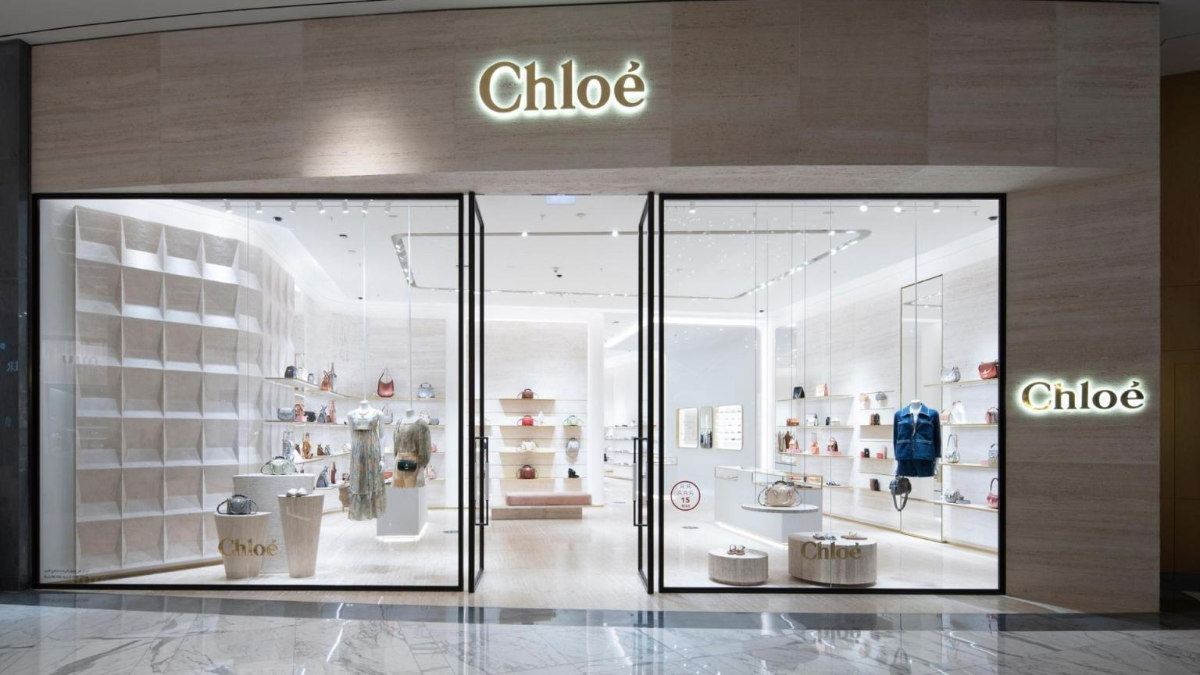 Chloé's latest boutique in the Dubai Mall in Dubai, United Arab Emirates
