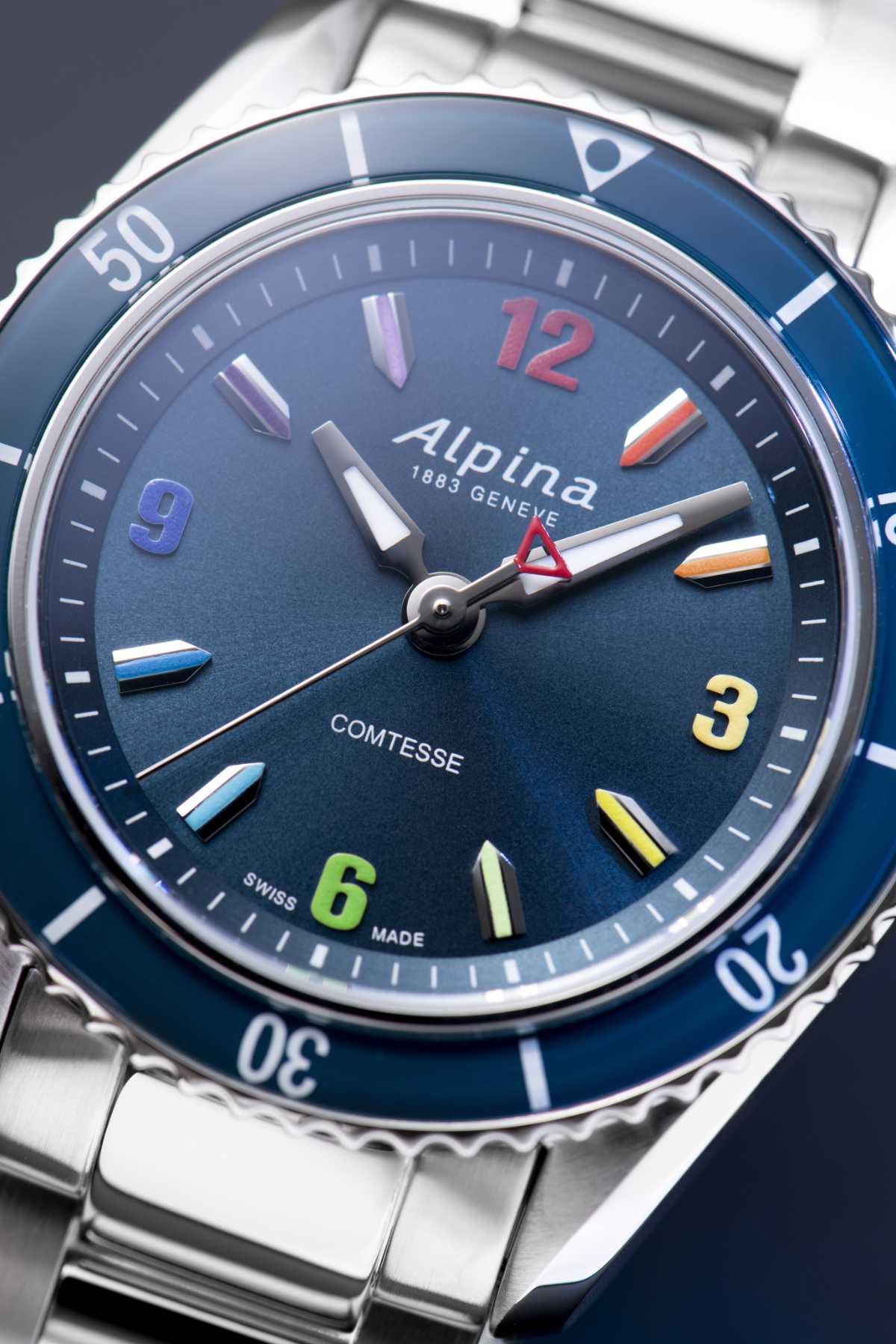 Alpiner Comtesse Sport Quartz Rainbow: The New Strikingly Colourful Feminine Watch By Alpina