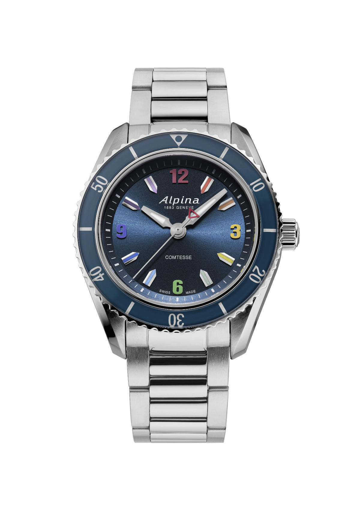 Alpiner Comtesse Sport Quartz Rainbow: The New Strikingly Colourful Feminine Watch By Alpina