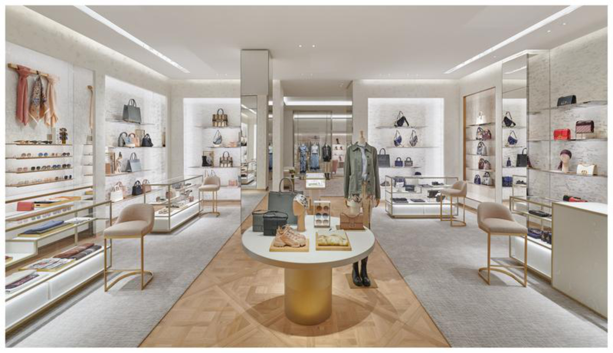 Dior boutique completed its metamorphosis and reopened its doors in Zurich