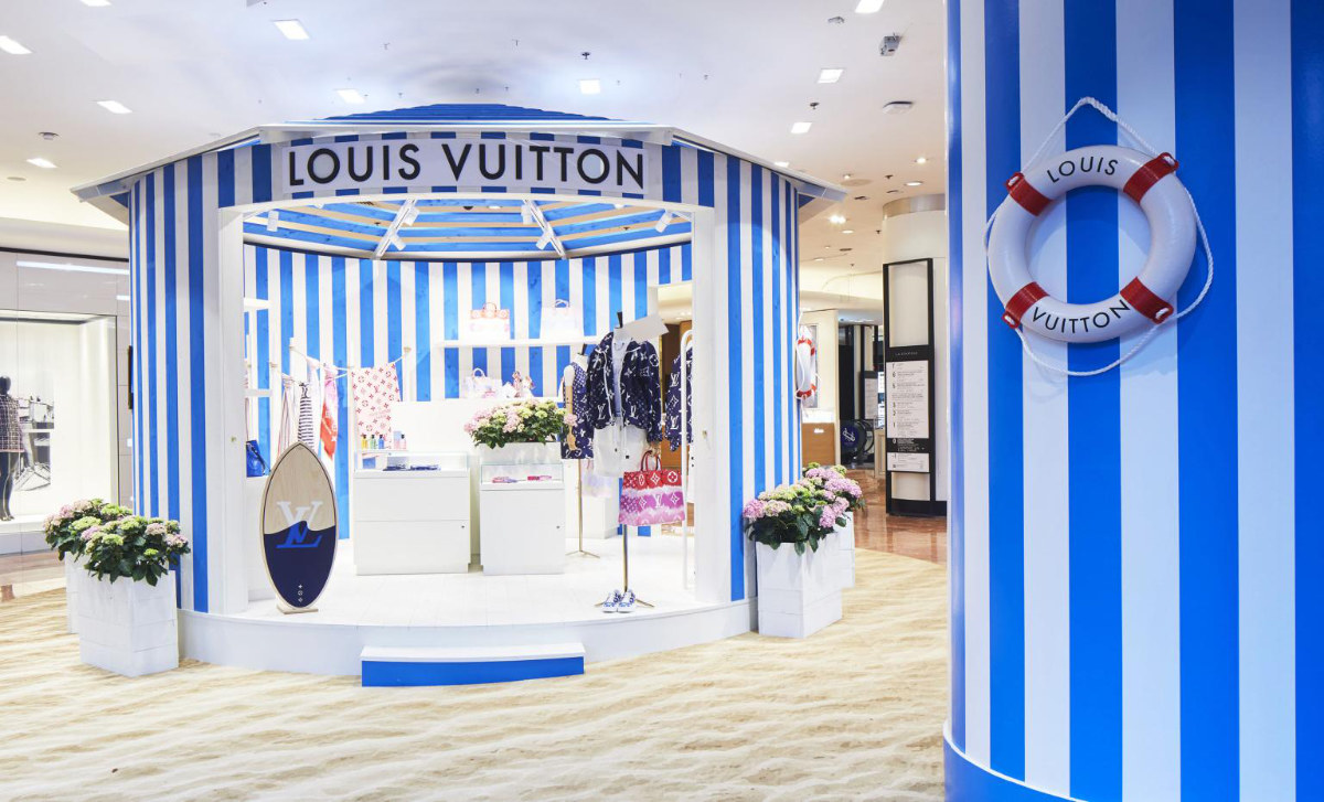Last project pop-up summer LOUIS VUITTON for the reopening of Galeries  Lafayette [in pictures] - Luxferity Magazine