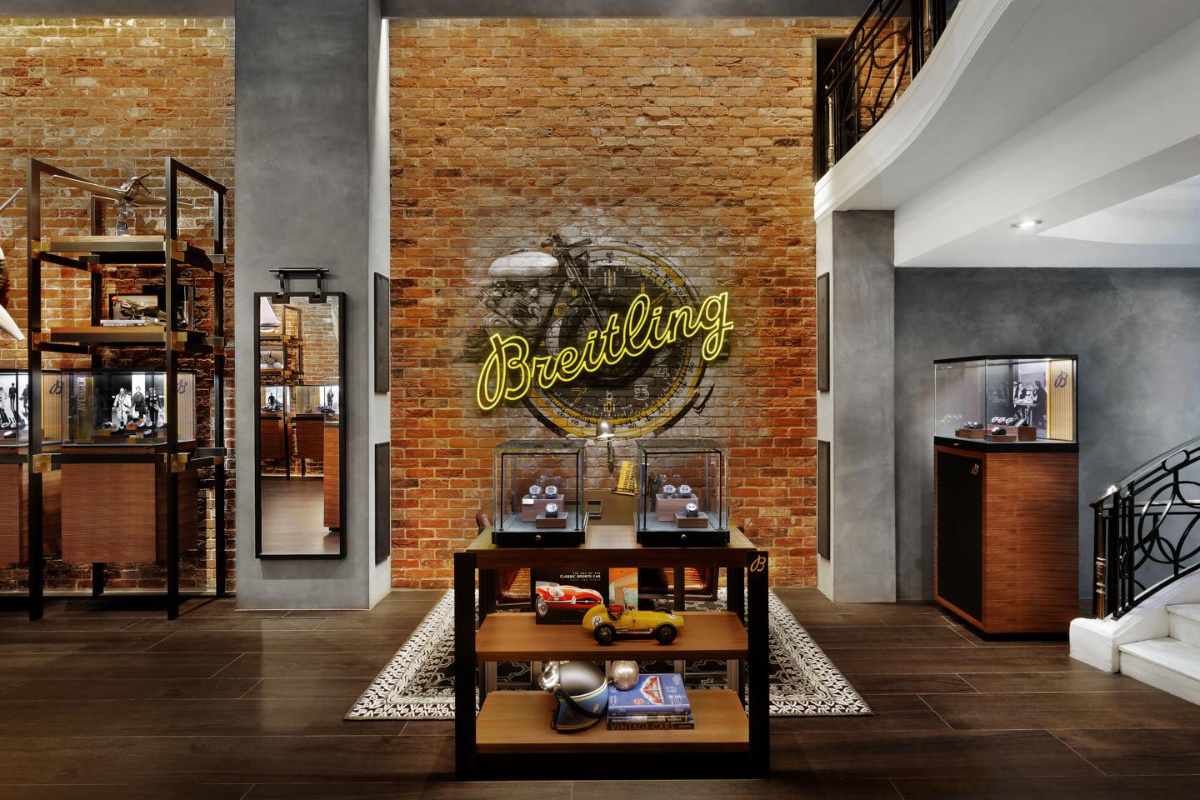 Biggest European Breitling store - Townhouse - opened on Regent Street in London
