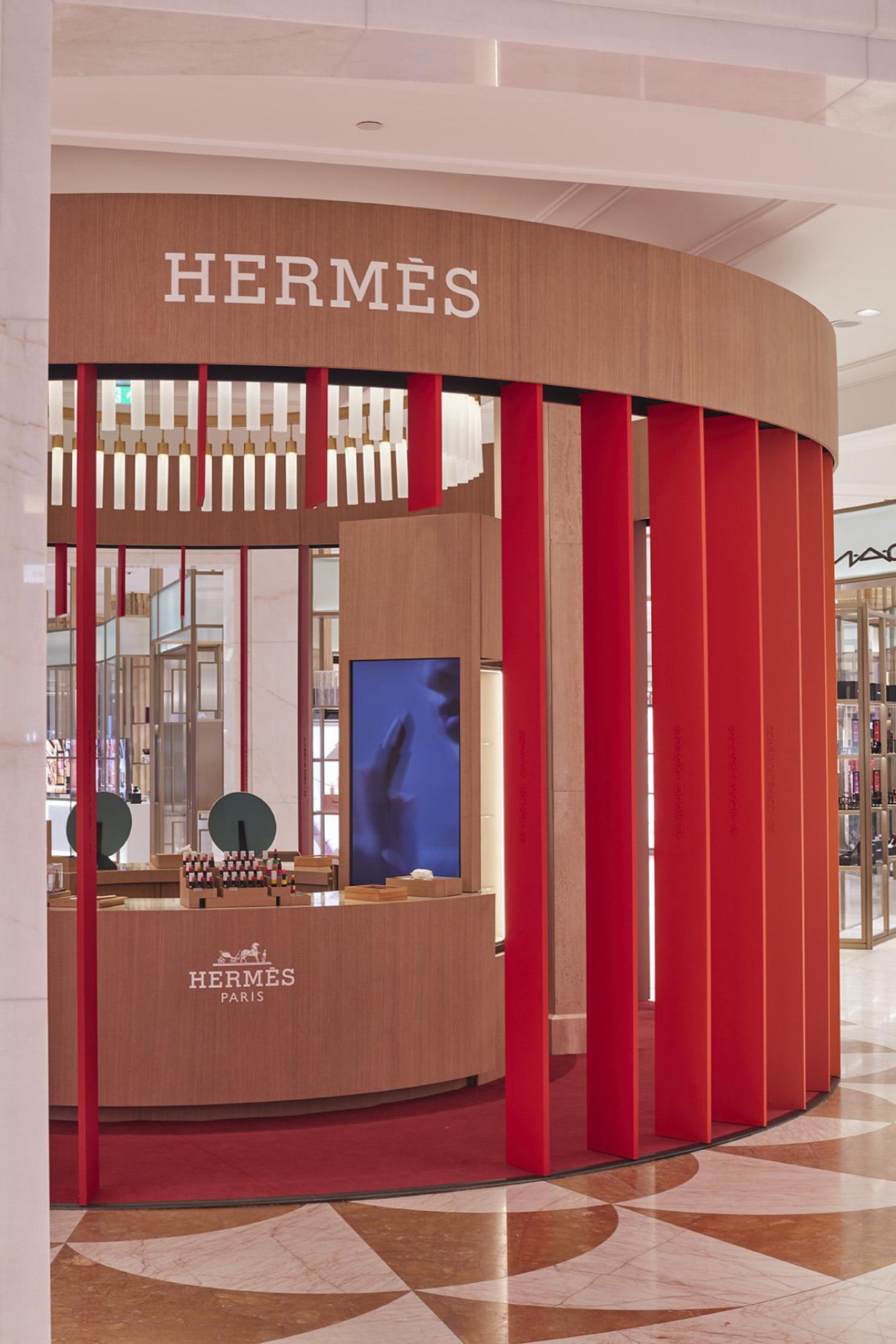 Hermès Beauty Pop-Up - Harrods Rotunda 