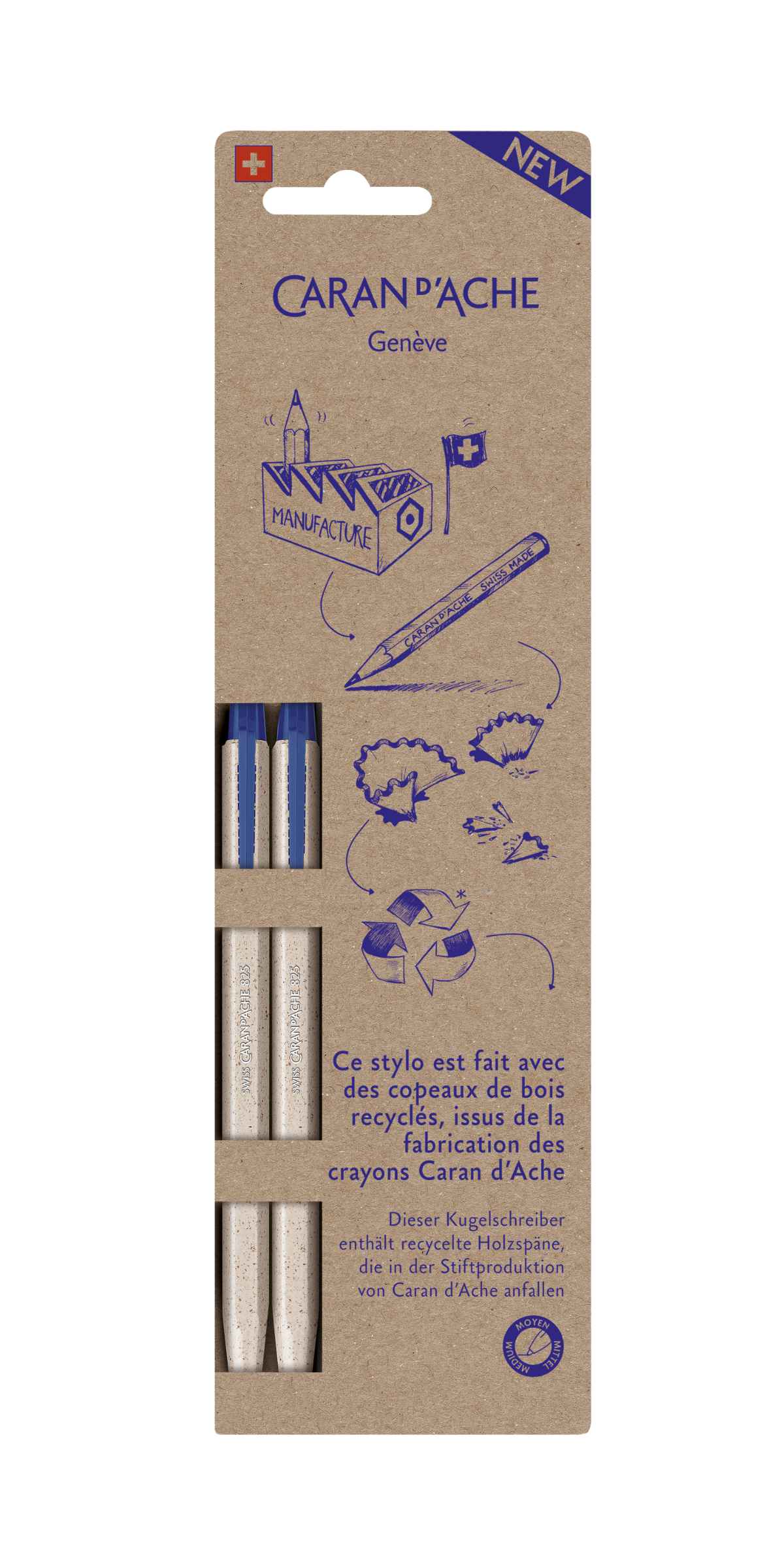 Der Nachhaltige Kugelschreiber Von Caran D’Ache - Das 825-Modell