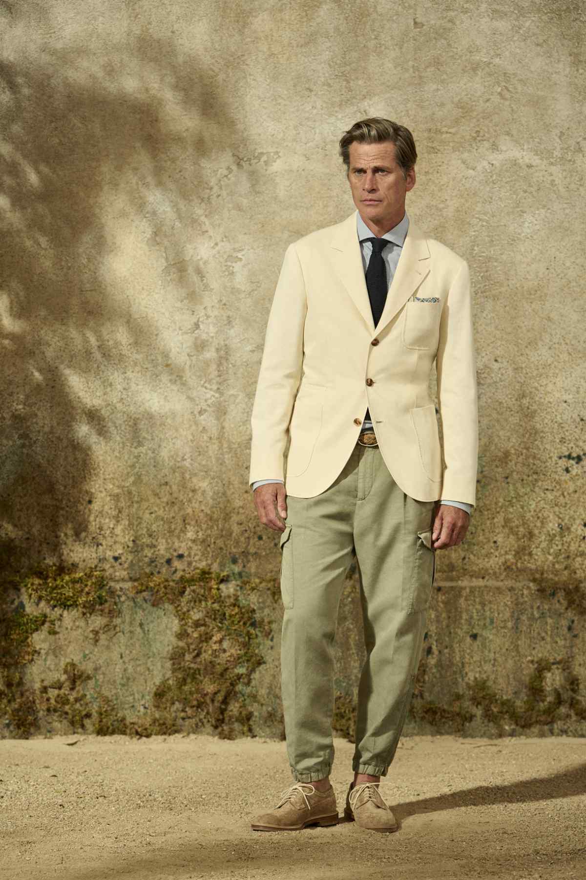 The Brunello Cucinelli men's Spring Summer 2023 collection is an expression  of laid-back elegance, founded on a refined yet relaxed balance…