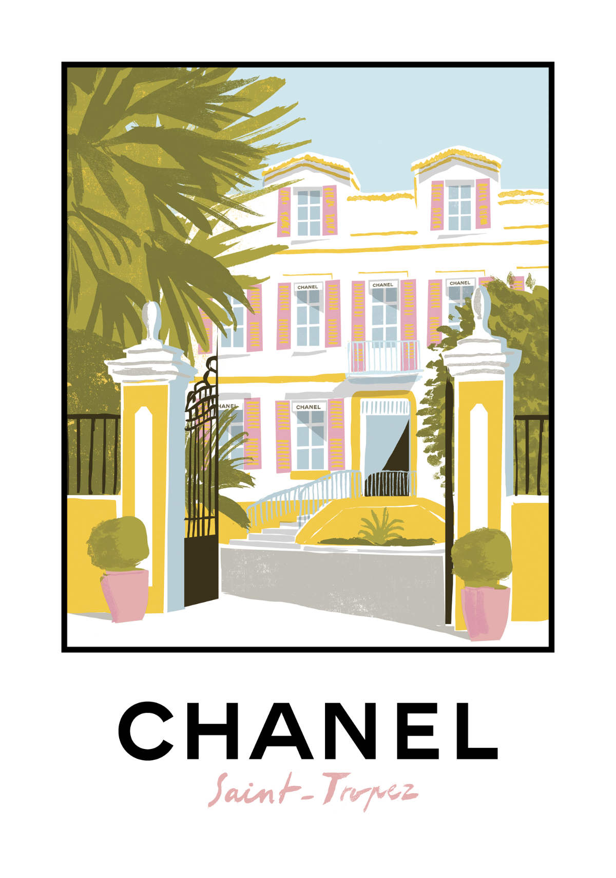 Chanel Re-opens Its Boutique In Saint-Tropez