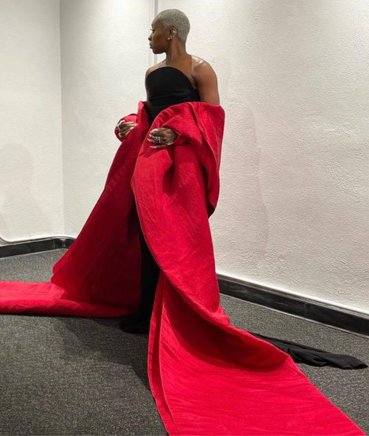 Cynthia Erivo Wore Schiaparelli Haute Couture To The Premiere Of “Genius: Aretha”