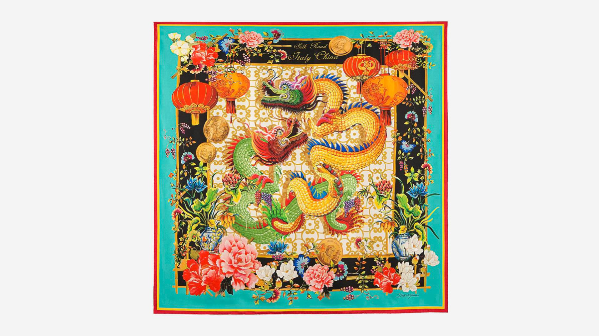 Dolce&Gabbana's Silk Road Scarf Collection: a tribute to China-Italy culture