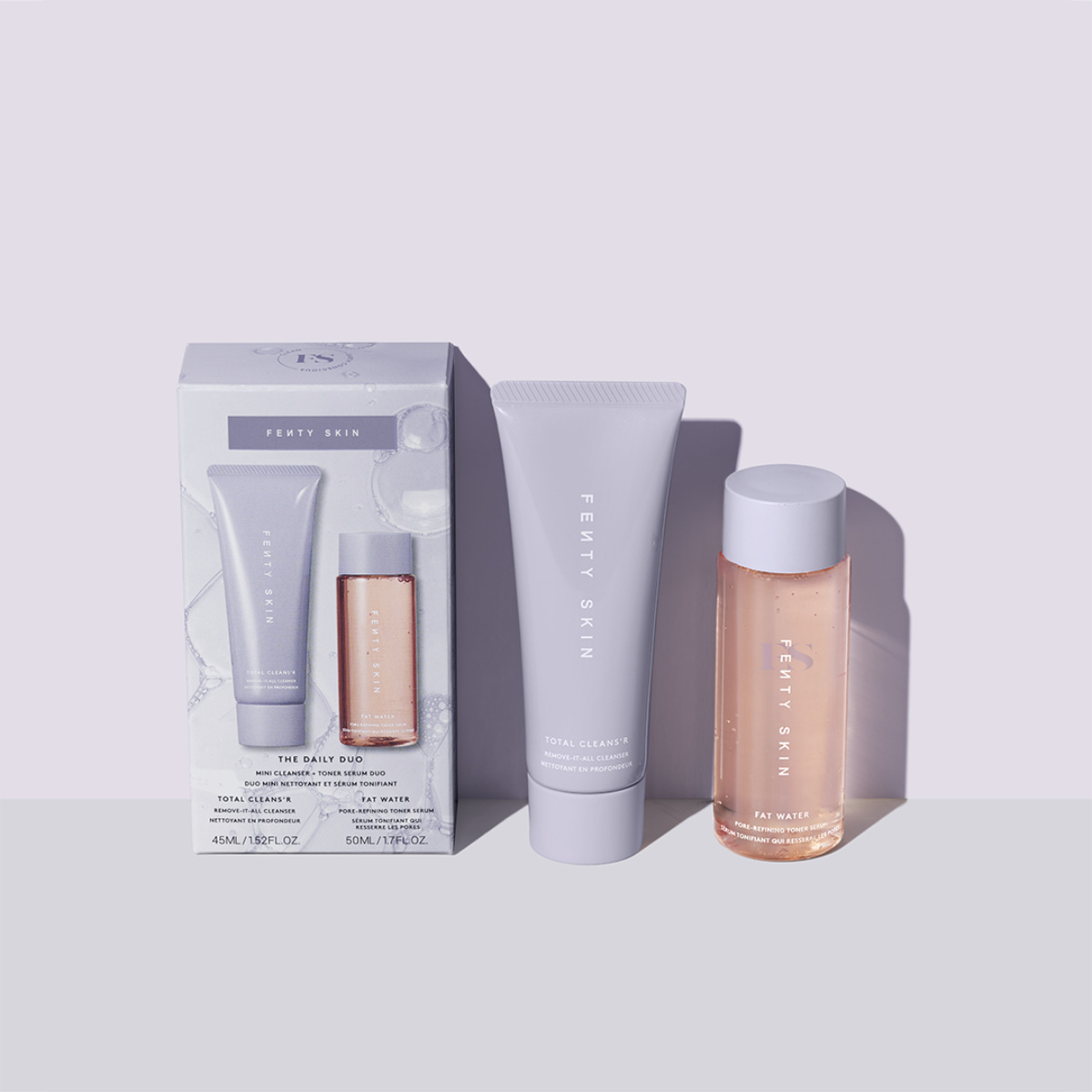 Fenty Introduces The Daily Duo Mini Cleanser + Toner Serum Duo