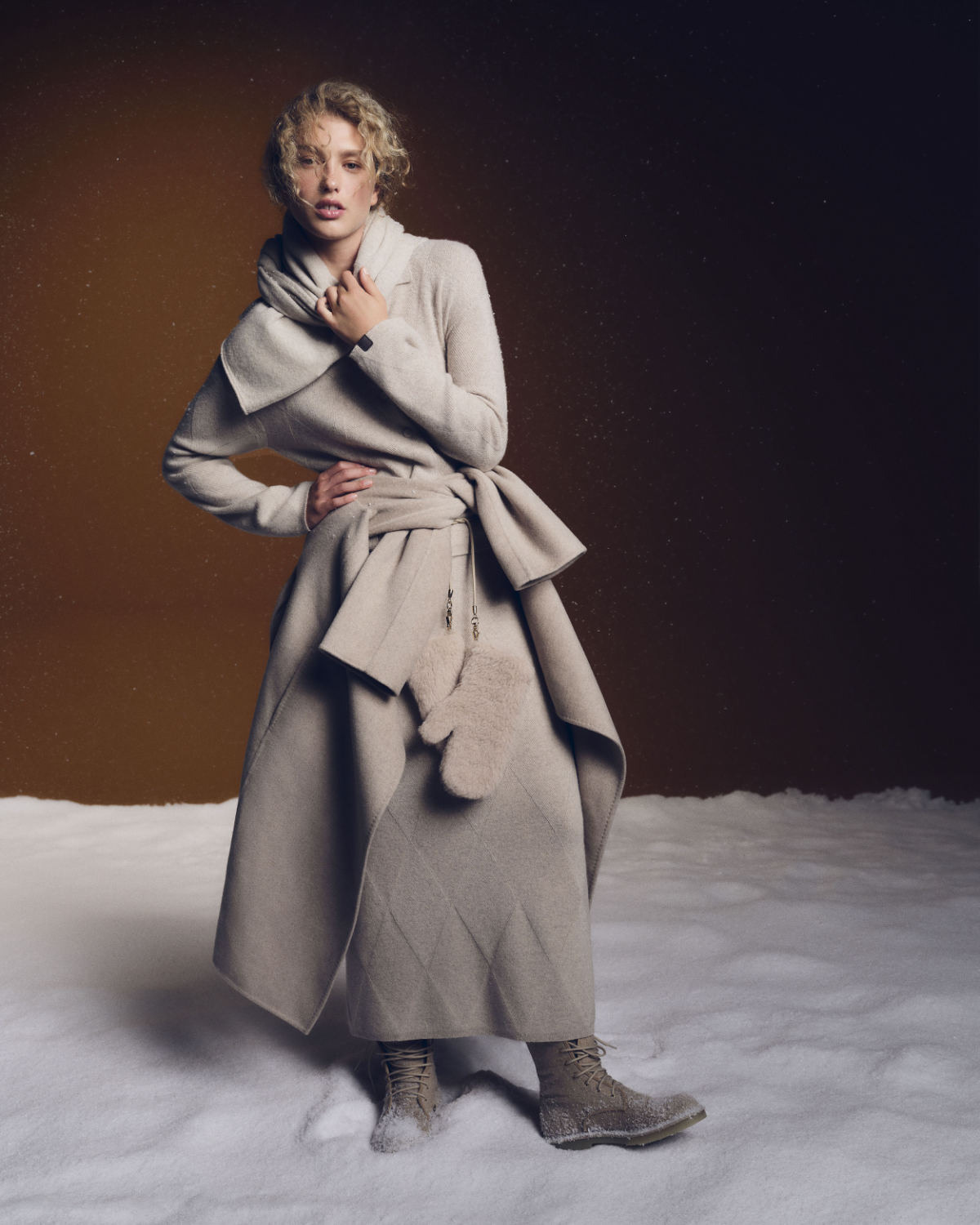 Max Mara Holiday 2025: Camel‑Tone Elegance Meets Cinematic Snow