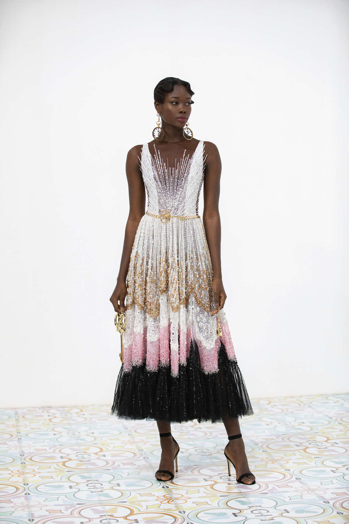 Georges Hobeika Beaded Bralette and Skirt- District 5 Boutique