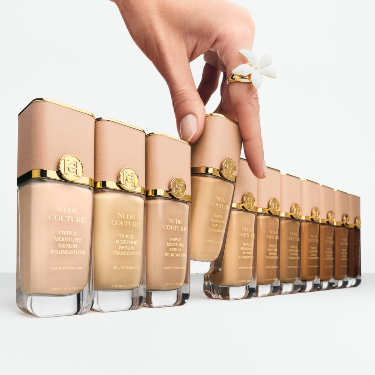 Carolina Herrera Beauty Elevates The Art Of Complexion With Two New Nude Couture Icons