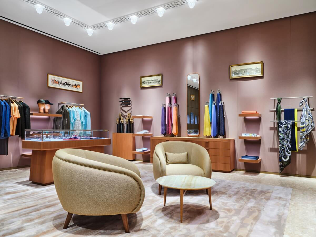 Hermès unveiled its new store in Vremena Goda Shopping Centre, making a new chapter for the house in Moscow