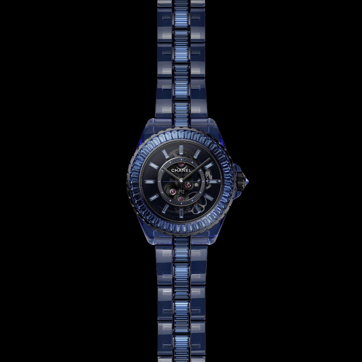 CHANEL Creates Its New J12 Bleu Watch With A Ceramic Hue
