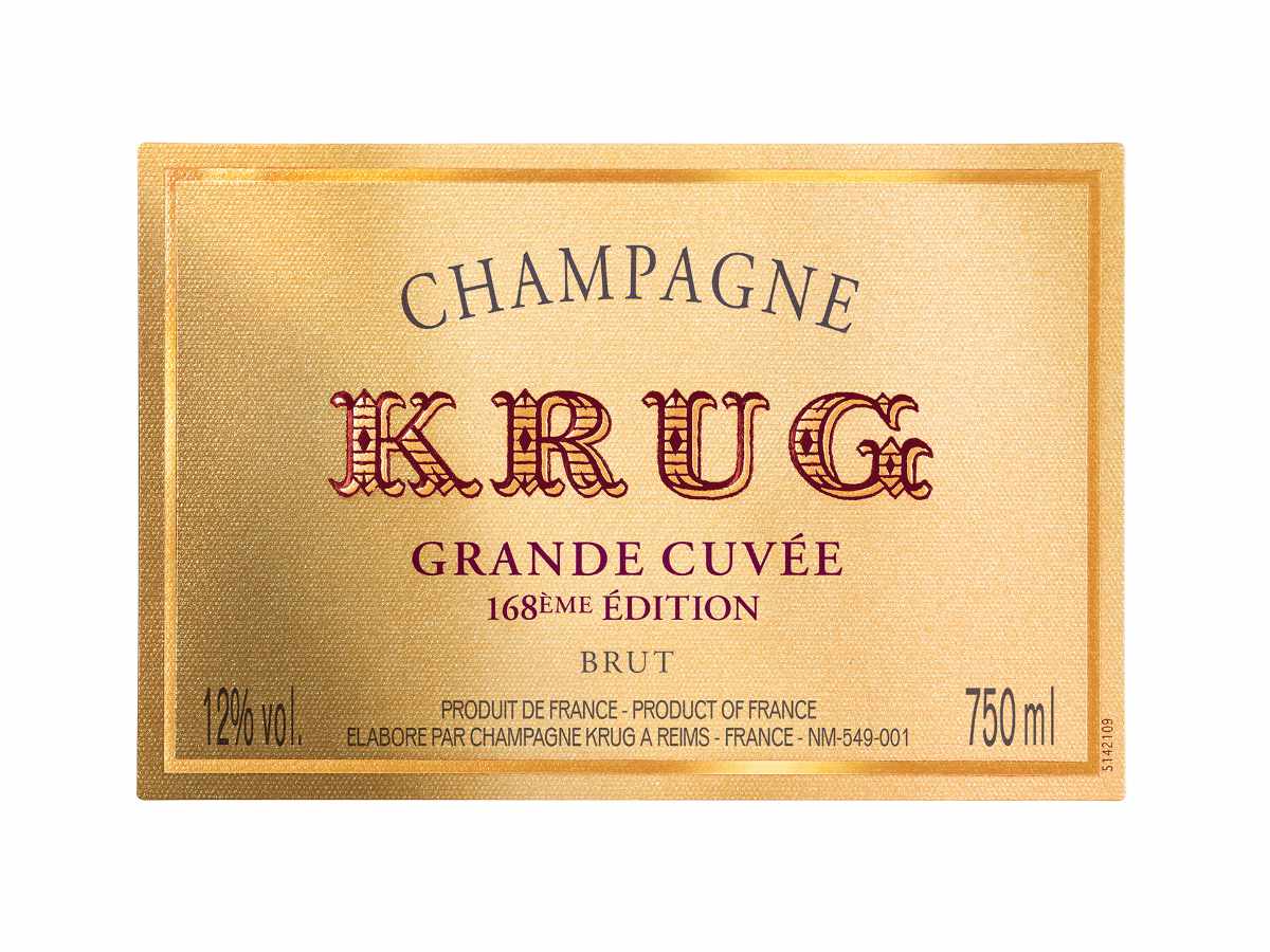 Krug Grande Cuvée 168. Edition