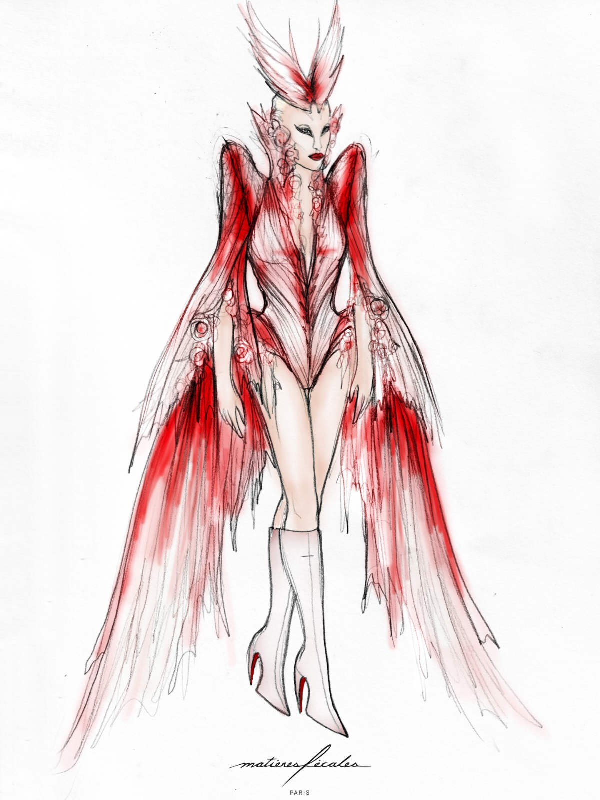 Lady Gaga Stuns In Matières Fécales Monster Couture For Mayhem Tour