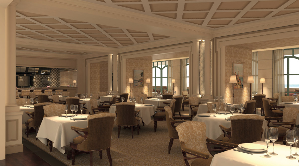 Gastronomic restaurant « Les Ambassadeurs by Christophe Cussac » of the Hotel Metropole Monte-Carlo