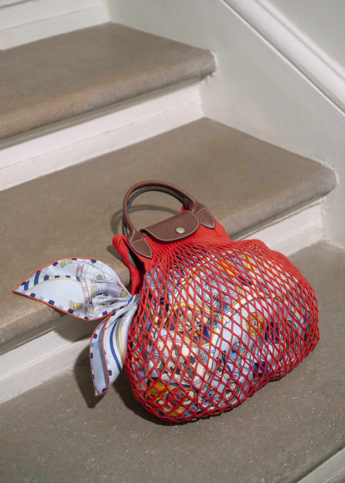 Longchamp x Filt Le Pliage Knit Mini Bag