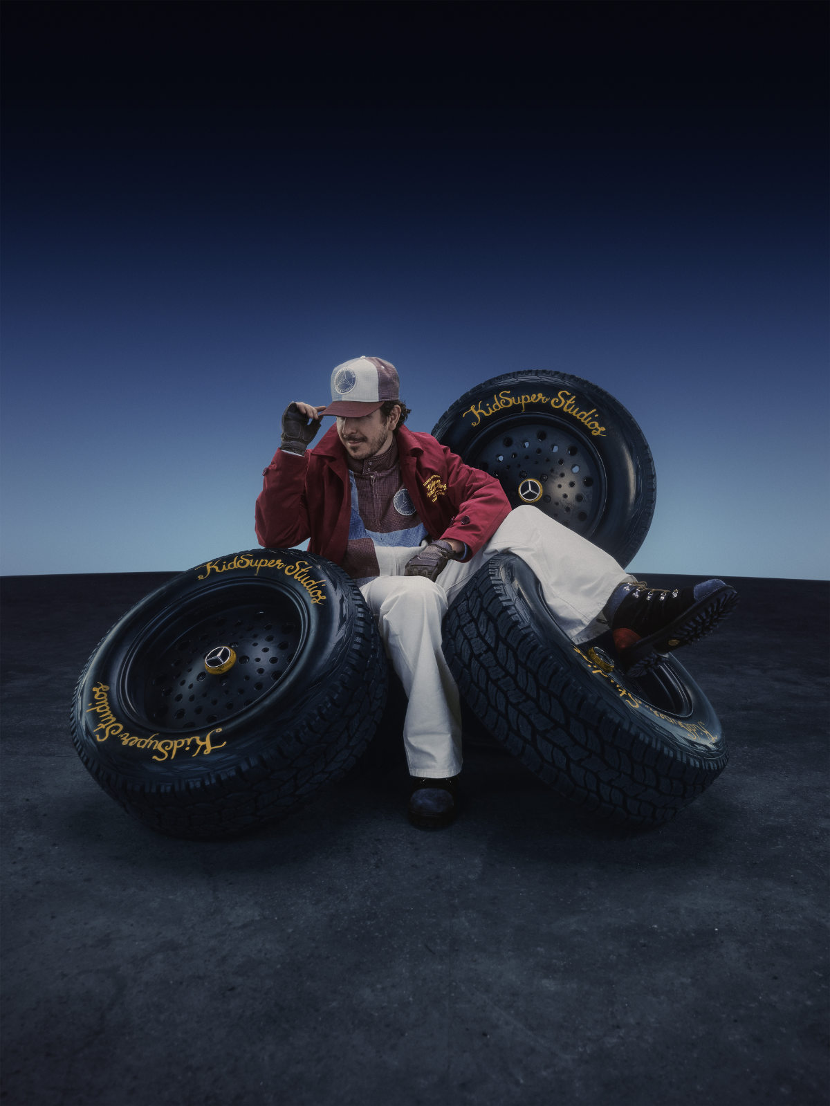 KidSuper Unveils His Unique “Superhero” CLA Art Piece At Paris Fashion Week