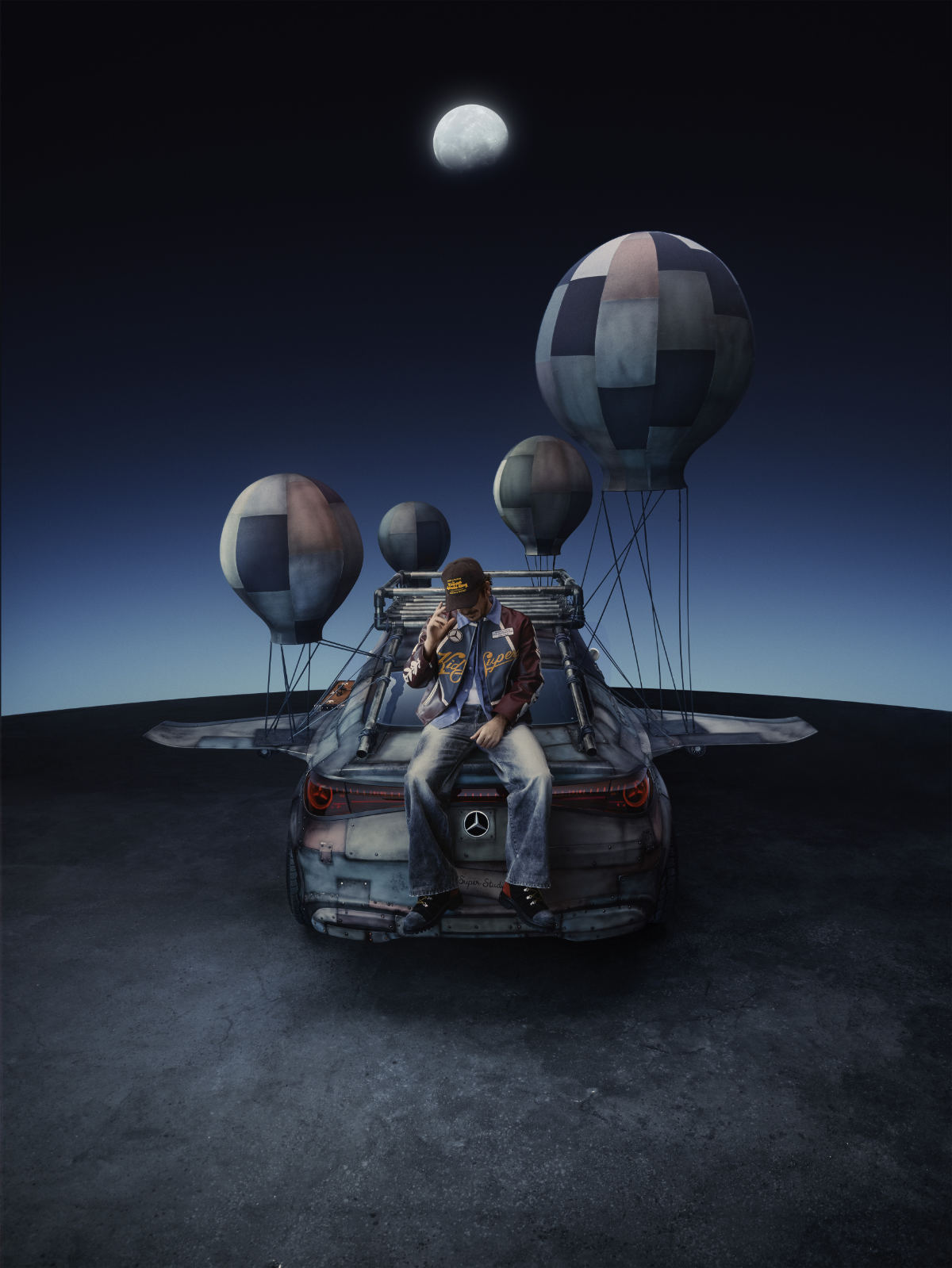 KidSuper Unveils His Unique “Superhero” CLA Art Piece At Paris Fashion Week