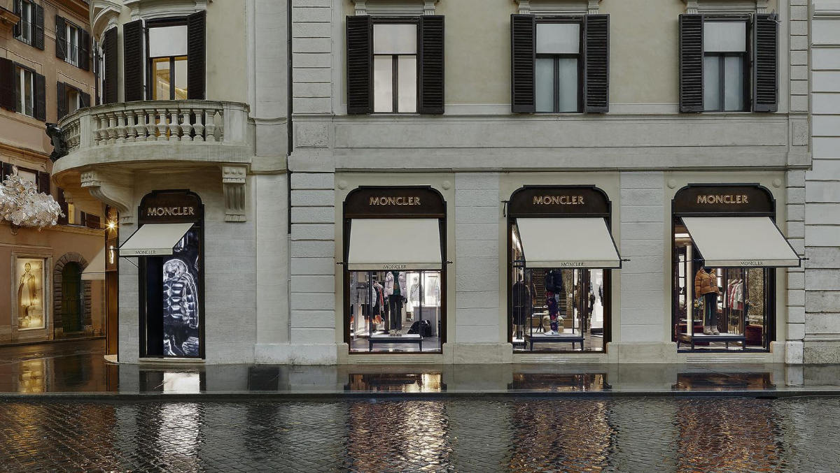 Moncler Expanded Its Iconic Boutique In Piazza Di Spagna, Rome