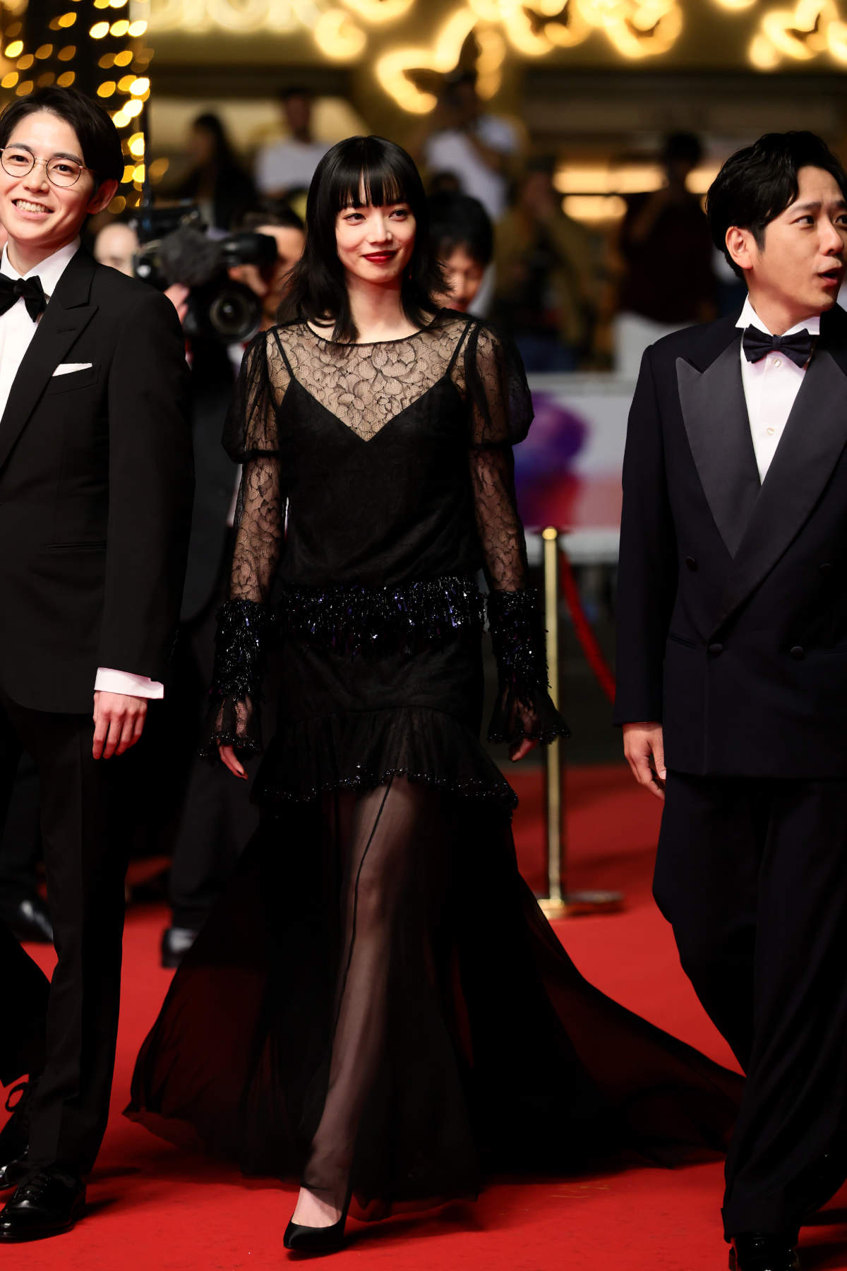 Nana Komatsu In Chanel At The “Exit 8” Premiere At The 78th Cannes Film Festival