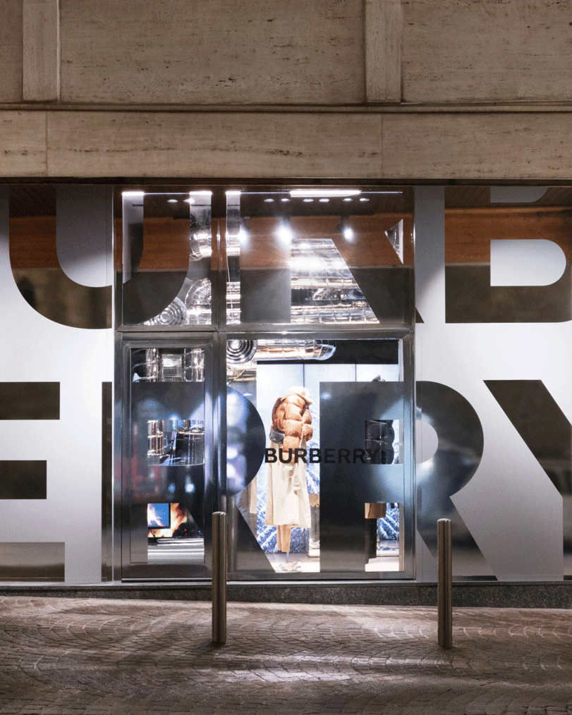 Burberry Opened Its New Pop-up Store In St Moritz, Switzerland