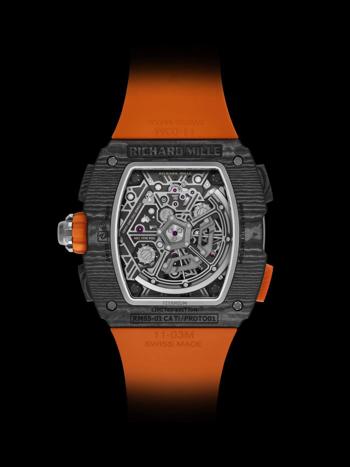 The RM 65-01 Automatic Split-Seconds Chronograph McLaren W1