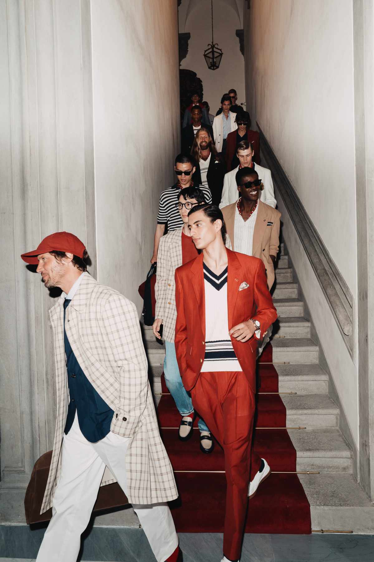 Tommy Hilfiger Presents New Sartorial Menswear Collection At Pitti Uomo
