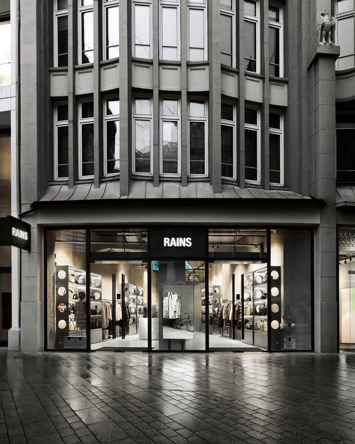 Rains Hamburg Store Launch Elevates Scandinavian Luxury Retail