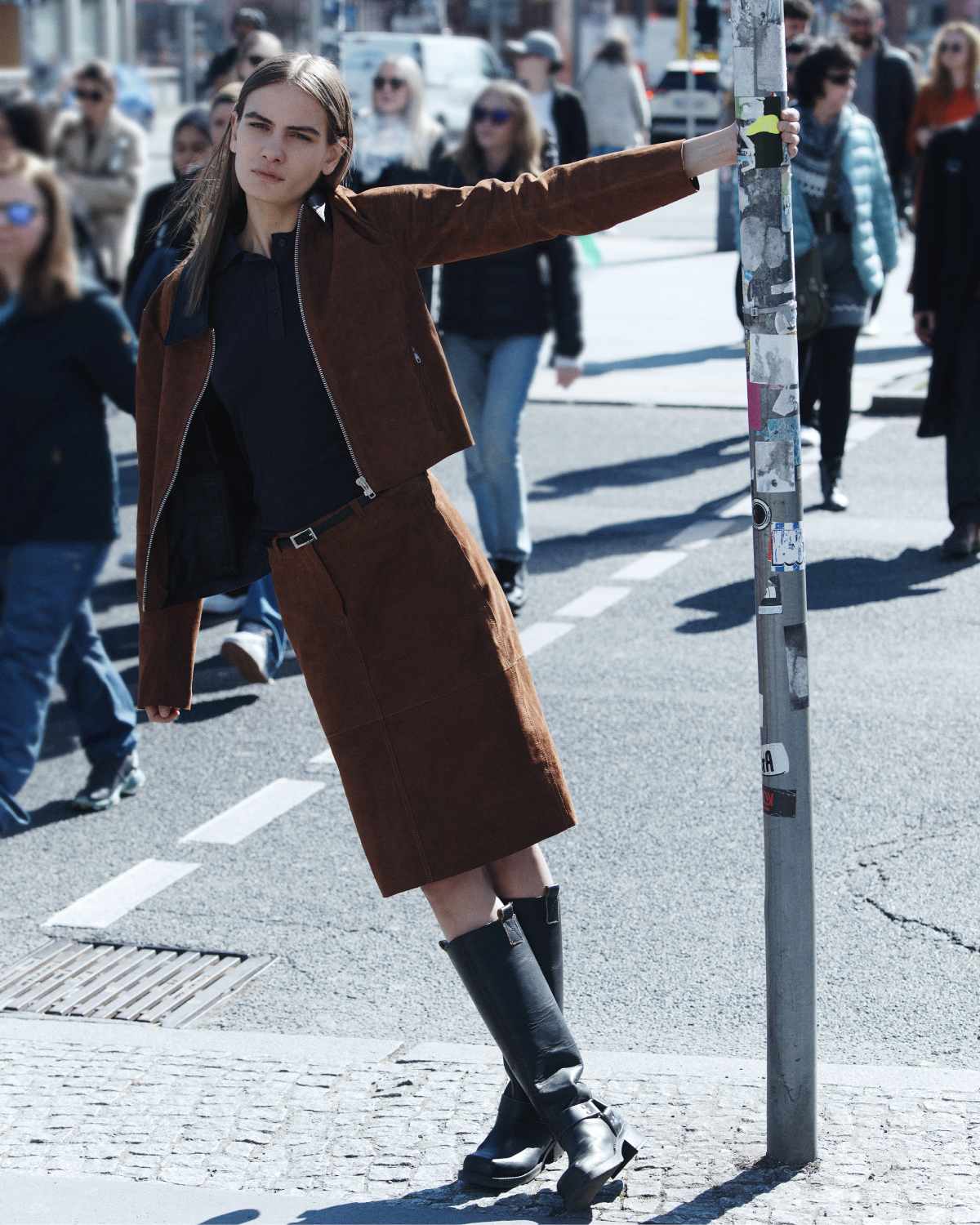 WHERE THE LIGHTS MEET: Samsøe Samsøe's Autumn Winter 2025 Collection Captured In Berlin